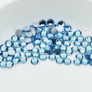 フラットバック VIVA12 プレシオサ SS20 アクアマリン F ラインストーン PRECIOSA