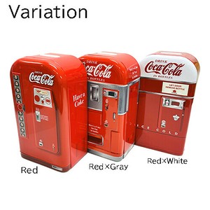 コカ・コーラ 自販機型 貯金箱　3アソート ( Red ・Red×Gray・Red×White)