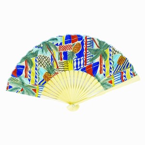 大西賢製販 Ripple プリント扇子 20cm 常夏 S19M-BE