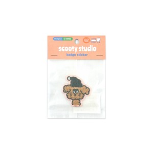 scooty studio ワッペンシール