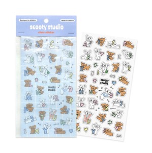 scooty studio クリアシール