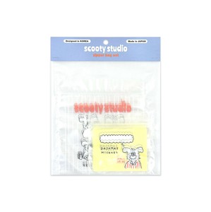 scooty studio ジッパーバッグセット