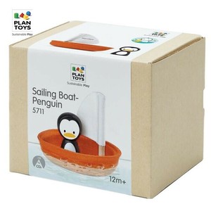 正規輸入品 プラントイ 木製玩具 ペンギンのボート 5711