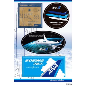 ステッカーセット ANA×BOEING III MZ457