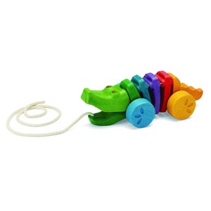 正規輸入品 プラントイ 木製玩具 レインボーアリゲーター 1416