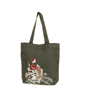 大西賢製販 Ripple 刺繍トートバッグ 紅鯉 B38-STB02