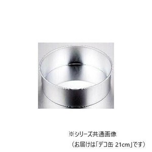 佐藤金属興業　SALUS　ブリキ　デコ缶　21cm