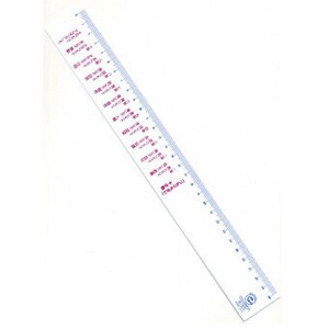 <ウインターナウ>エコ・直定規30cm つもりちがい十か条　(ECN-3010)