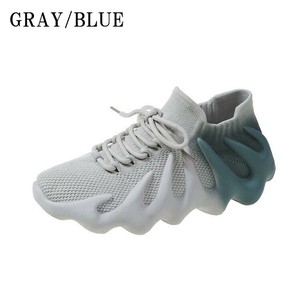 【GRAY・BLUEのみ生産終了のため￥2900→￥1800】　韓国シャーク底スニーカーグラデーション