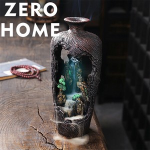 還流香ホルダー 山水モチーフ オリジナルデザイン インテリアアクセサリー