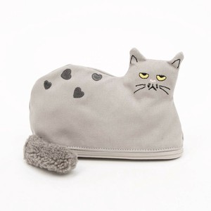 Pouch Cat Embroidery