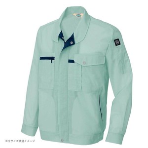 アイトス 長袖サマーブルゾン(男女兼用) アースグリーン 3L 5360