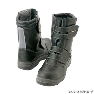 アイトス 59805  セーフティシューズ(ウレタン長面ファスナー)(男女兼用)  ブラック  24.5cm