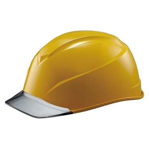 アイトス エアライトS透明ひさしヘルメット イエロー×グレー F TZ123JZV