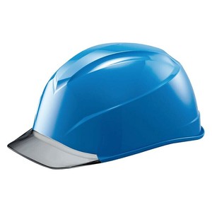 アイトス エアライトS透明ひさしヘルメット ブルー×グレー F TZ123JZV