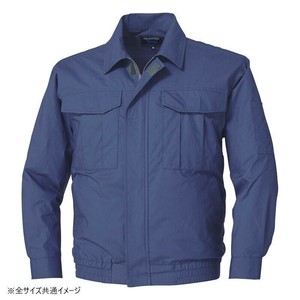 アイトス 空調服(R)　長袖ブルゾン(男女兼用) ダークブルー S KU90550