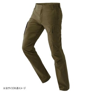 アイトス ストレッチカーゴパンツ(ノータック)(男女兼用) モスグリーン 5L 7843