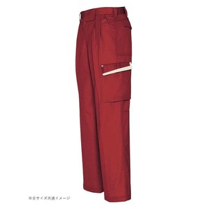 アイトス カーゴパンツ(2タック) ワインレッド 79 6574