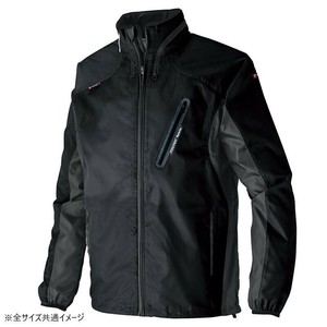 アイトス フードインジャケット(男女兼用) ブラック×チャコール 5L 10301