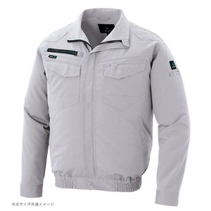 アイトス 空調服(R)　長袖ブルゾン(男女兼用) シルバーグレー 3L 2999