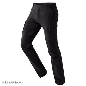 アイトス ストレッチカーゴパンツ(ノータック)(男女兼用) ブラック 3L 7843