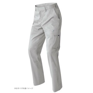 アイトス ストレッチカーゴパンツ(ノータック)(男女兼用) シルバーグレー 4L 60321