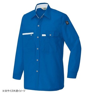 アイトス 長袖シャツ(男女兼用)(薄地) ロイヤルブルー 006 3L 5365
