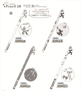 【予約品】メタリックライク チャーム付き鉛筆《 10/16(木) 予約〆切り》