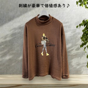 T 恤/上衣 针织衫 刺绣 高领
