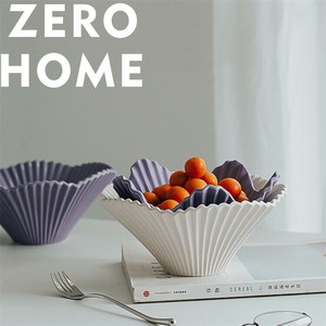 折り紙デザインの陶器プレート おやつ用