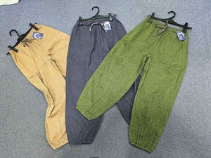 特価 残り僅か はんなり(和柄) 綿100％ バルーンパンツ 無地 パンツ ルームパンツ ミセス  防寒 和装