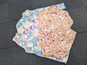 ミッフィー あったかふんわりフランネル パジャマ シャツパジャマ ルームウェア キャラクター miffy 70周年