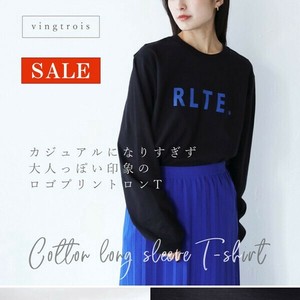 【数量限定SALE】カジュアルになりすぎない大人のロンT♪RLTE. 長袖Tシャツ/vingtrois