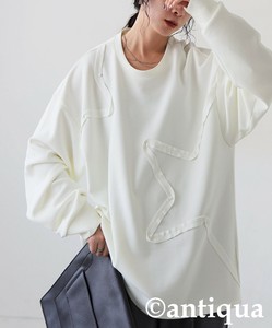 2025AW新作！[アンティカ] 星型テープ刺繍 トップス レディース 長袖 トップス 【AW】