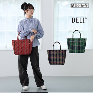 【人気】トートバッグ EU.DELIデリ.チェックキルト-C