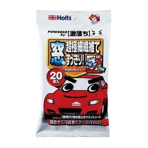 Holts　ホルツ　激落ち　車の窓ふきウェットシート　MH70110