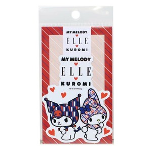 【ステッカー】ELLExマイメロディ＆クロミ ダイカットステッカー ポーズ