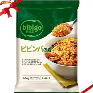 ビビゴ ビビンバの素 2人前 x 4パック 韓国料理 簡単調理 ご飯の素 家庭用