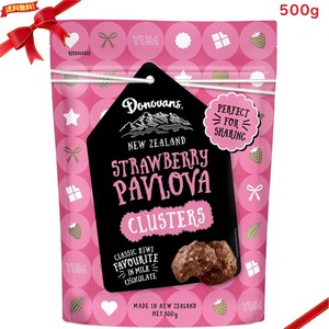 ドノバンズ ストロベリー パブロバ クラスター 500g チョコレート 菓子 スイーツ ギフト 大容量