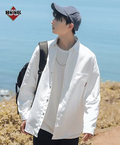 【HOOK -original-】ベーシックストリートシャツ メンズ レディース シンプル