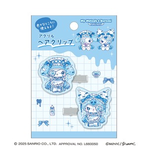 【先行受注】アクリルヘアクリップ DOLLY MIX マイメロディ×クロミ サンリオ 予約〆10/22