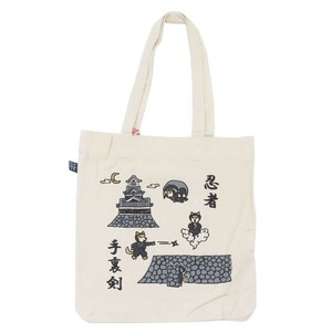 【トートバッグ】AND PACKABLE ツイルトートバッグ TB ニンジャケン NT