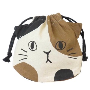 【巾着袋】AND PACKABLE きんちゃくポーチ PO カリコF