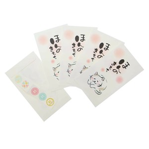【ポチ袋】伊予和紙 ポチ袋5枚入り ほんのきもち ねこ