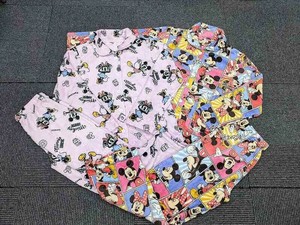 子供 Disney あったかふんわりフランネル パジャマ ルームウェア キャラクター ディズニー ミッキー ミニー