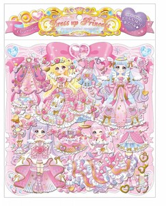 ■2025AW　先行予約■　チャーミングドレスアッププリンセスシール　ハピネスピンクプリンセス
