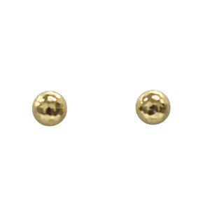 18金　ミラーボール　ピアス