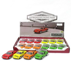 おもちゃ KiNSMART ミニカー 1:34 ランボルギーニ ミウラ P400 SV 4色アソート No.201-679