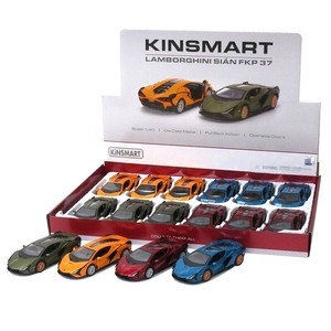 おもちゃ KiNSMART ミニカー 1:40　ランボルギーニ　シアン　4色アソート　No.201-708