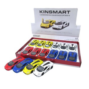 おもちゃ KiNSMART 1:38　ランボルギーニ　カウンタック　LPI800-4　4色アソート　No.201-712